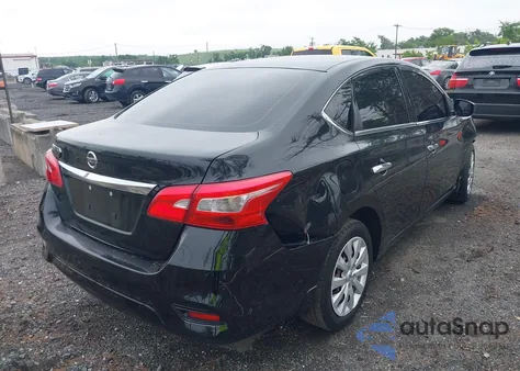 2019 Nissan Sentra S z USA, uszkodzony, nr VIN 3N1AB7AP5KY325502